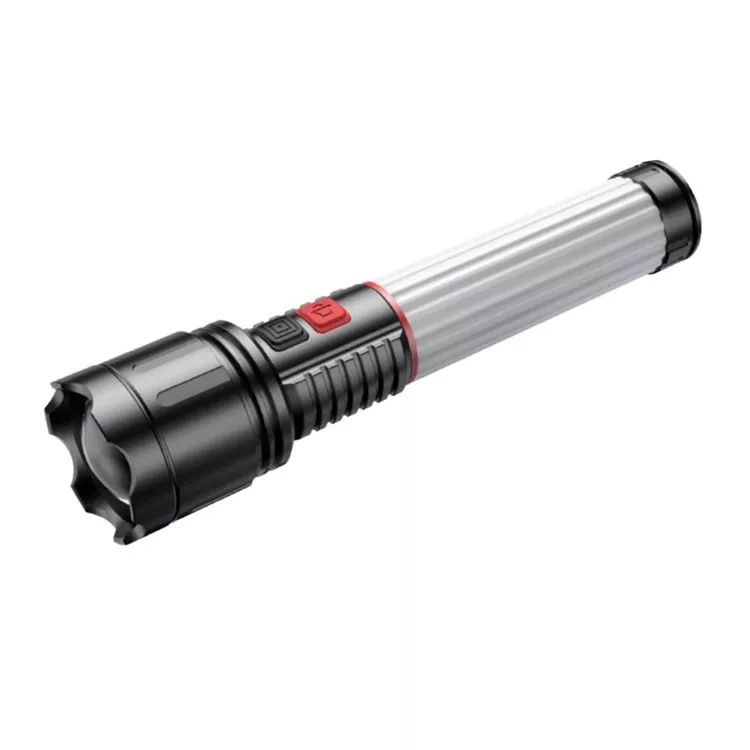 چراغ قوه LED قابل حمل با چراغ هشدار قرمز و آبی